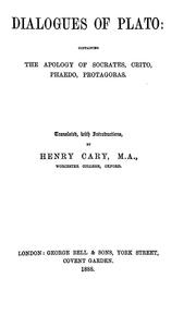 Όμηρος, Plato, Πλάτων: Dialogues of Plato (1888, George Bell & Sons)