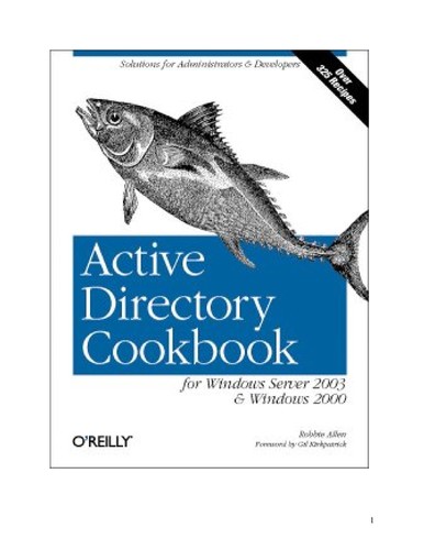 Robbie Allen: Active Directory Cookbook (Paperback, 2003, O'reilly Media)