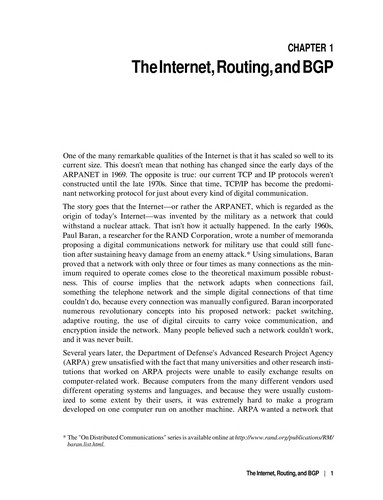 Iljitsch van Beijnum: BGP (2002, O'Reilly)