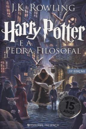 J.K. Rowling: Harry Potter e a pedra filosofal (Portuguese language, 2001, Editorial Presença)
