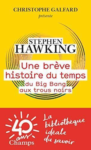 Stephen Hawking: Une brève histoire du temps. Du Big Bang aux trous noirs (Champs sciences) (French language, 2017)