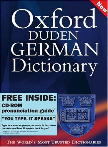 M. Clark: Oxford-Duden German dictionary (2005, Oxford University Press)