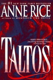 Anne Rice: Taltos (1995, Ballantine Books)