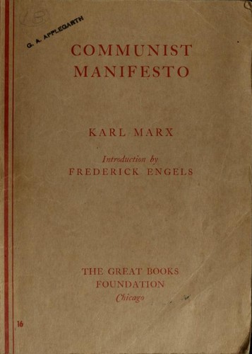 Friedrich Engels, Karl Marx: Communist Manifesto (1948, Great Books Foundation)